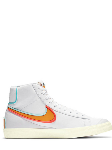 N370O NIKE BLAZER MID 77 INFINITE WHITE KUMQUAT CRIMSON
