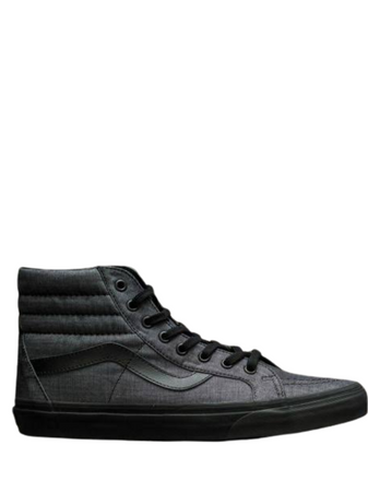 N370O Vans Sk8-Hi Mono Chambray Black Suede