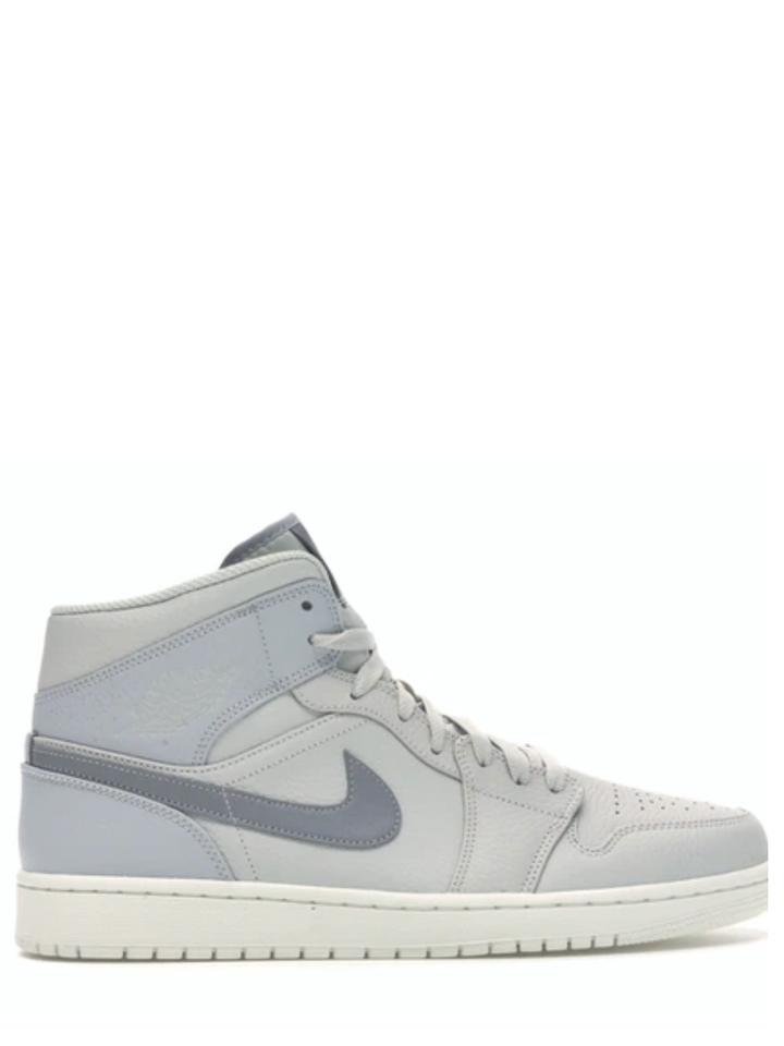N370O AIR JORDAN 1 MID SE LIGHT BONE/GREY FOG-REFLECT SILVER-SAIL