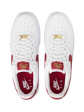 N370O Nike Air Force 1 07 Bajo Essential Blanco Gimnasio Rojo para Hombre y Mujer