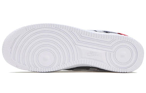 N372O NIKE AIR FORCE 1 '07 LX 'WORLDWIDE PACK - BLACK' BLACK/WHITE/FLASH CRIMSON/BLACK