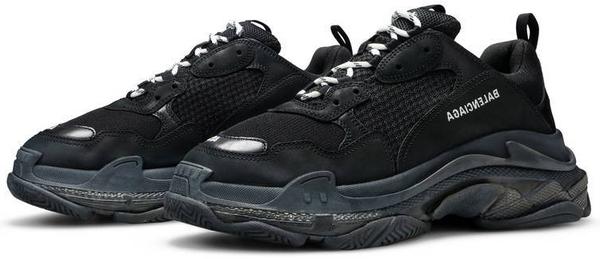N372O (D) BALENCIAGA TRIPLE S TRAINER 'TRIPLE BLACK'
