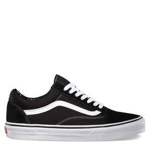 N370O Vans Tenis Vans tenis Old Skool Negro Gamuza