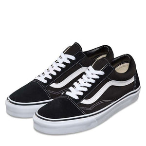 N370O Vans Tenis Vans tenis Old Skool Negro Gamuza