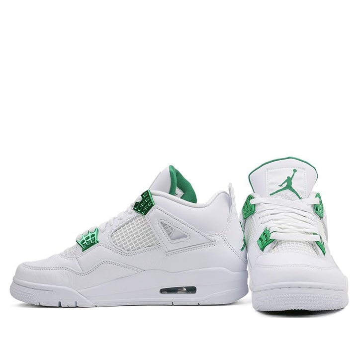 Jordan retro 4 hot sale verdes