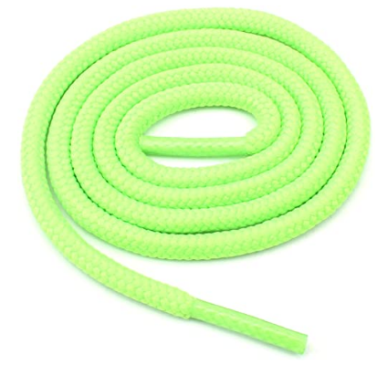 Agujetas luminosas Ronda agujetas de zapatos Solid Colors grueso para todos los tipos de zapato