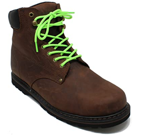 Agujetas luminosas Ronda agujetas de zapatos Solid Colors grueso para todos los tipos de zapato