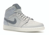 N370O AIR JORDAN 1 MID SE LIGHT BONE/GREY FOG-REFLECT SILVER-SAIL