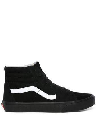 N370O Vans Ward Hi Sk8-Hi Pig suede Negro Negro
