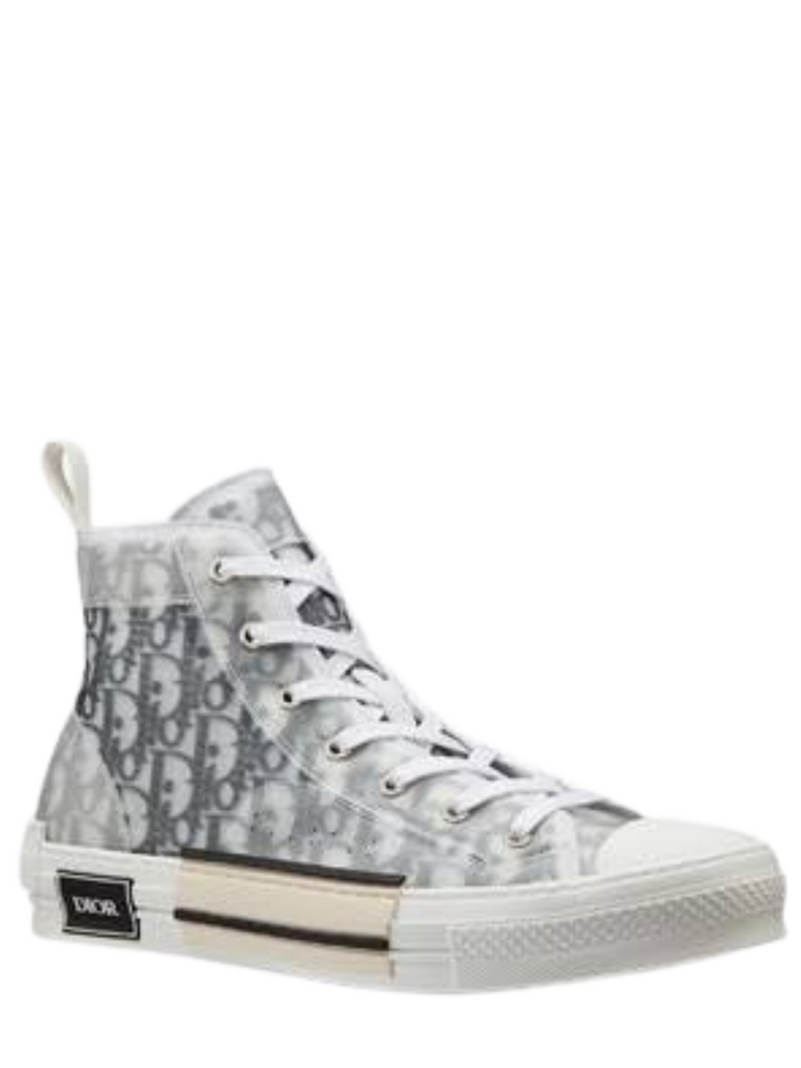 N372O Dior B23 High Top Logo Oblique