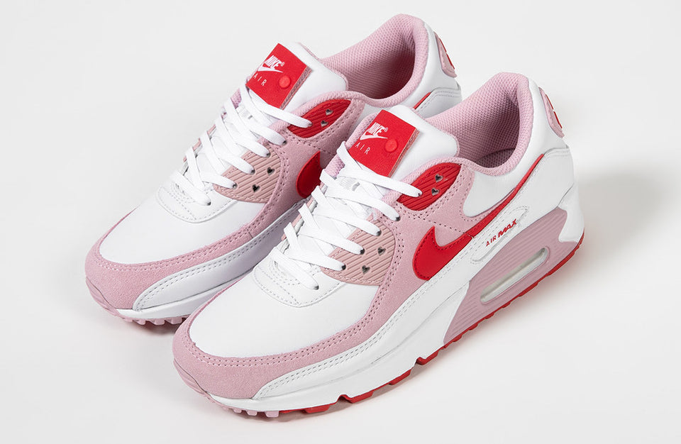 Tenis Air Max De Mujer Blanco Con Rosa N372O Nike Air Max 90 San