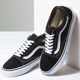N370O Vans Tenis Vans tenis Old Skool Negro Gamuza