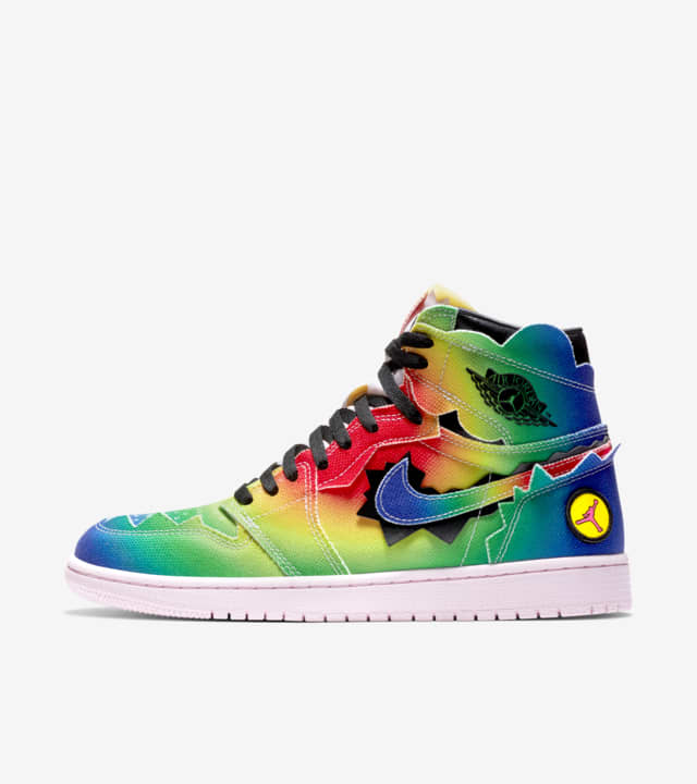 N370O J Balvin Air jordan 1 Verde Air Jordan 1 J. Balvin Tenis de mujer Bota