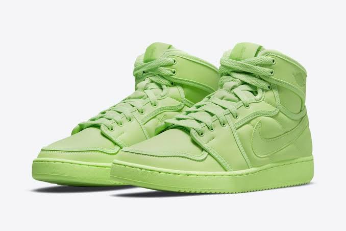 N370O Jordan 1 billie ellish verde neón