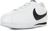 N372O NIKE CORTEZ BLANCO NEGRO DE PIEL