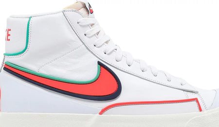 N372O Nike Blazer mid blanco rojo