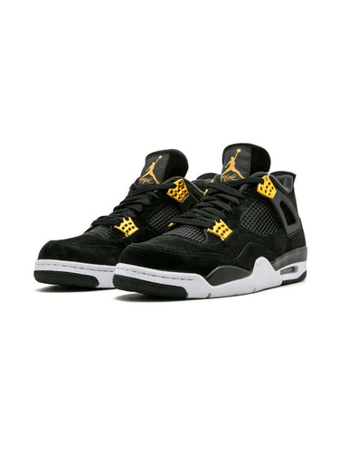 N372O Jordan tenis Air Jordan 4 Retro Royalty negro suela blanca