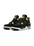 N372O Jordan tenis Air Jordan 4 Retro Royalty negro suela blanca