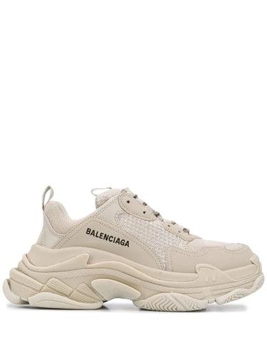 N372O Balenciaga tenis Triple S BEIGE suela normal