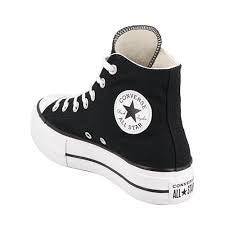 N373O CONVERSE 560845C LONA NEGRO DOBLE PLATAFORMA Chuck Taylor en Plataforma de Lona