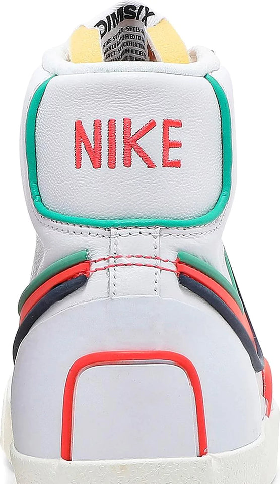 N372O Nike Blazer mid blanco rojo