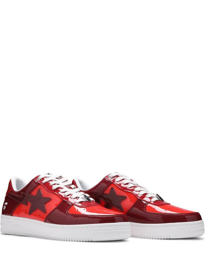 N370O A Bathing Ape Bape Sta Low Color Camo Combo Red