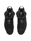 N372O Jordan 6 Negro/Plata metalizado