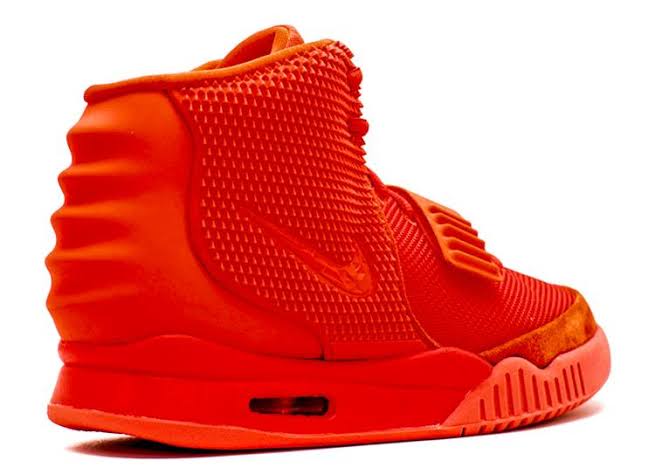 N370 Nike air Yezzy naranja high bota