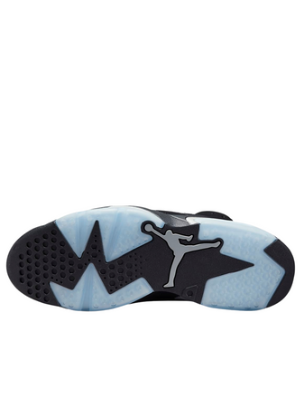 N372O Jordan 6 Negro/Plata metalizado