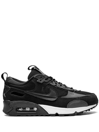 N372O Nike tenis Air Max 90 Futura negro blanco