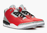 N370O jordan retro 3 Rojo Pasión Cement Grey Negro