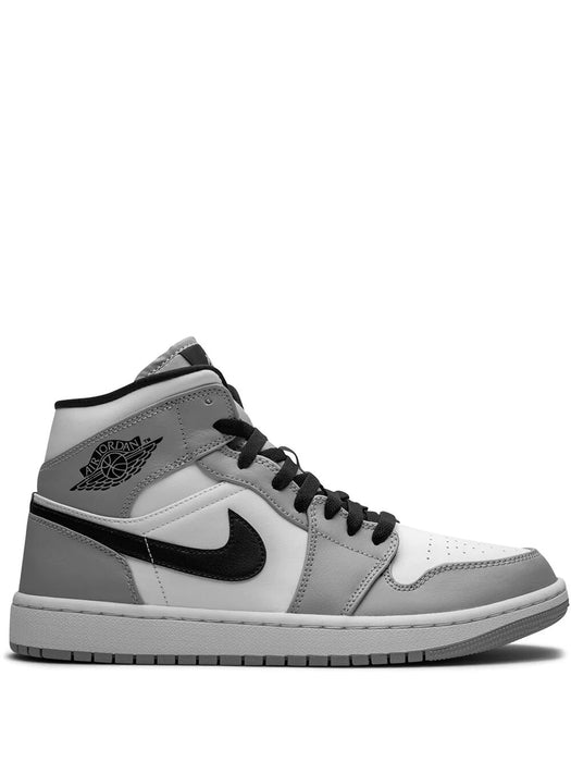 N370O tenis Air Jordan 1 Mid Light Smoke Grey