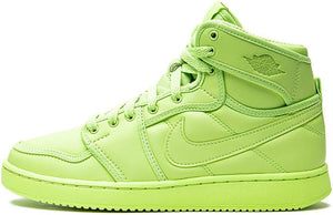 N370O Jordan 1 billie ellish verde neón