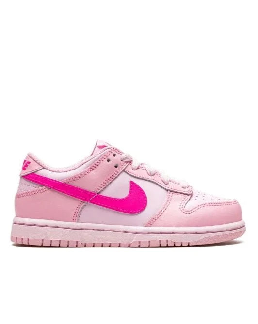 N372O Nike tenis Dunk Low Triple Rosas Barbie