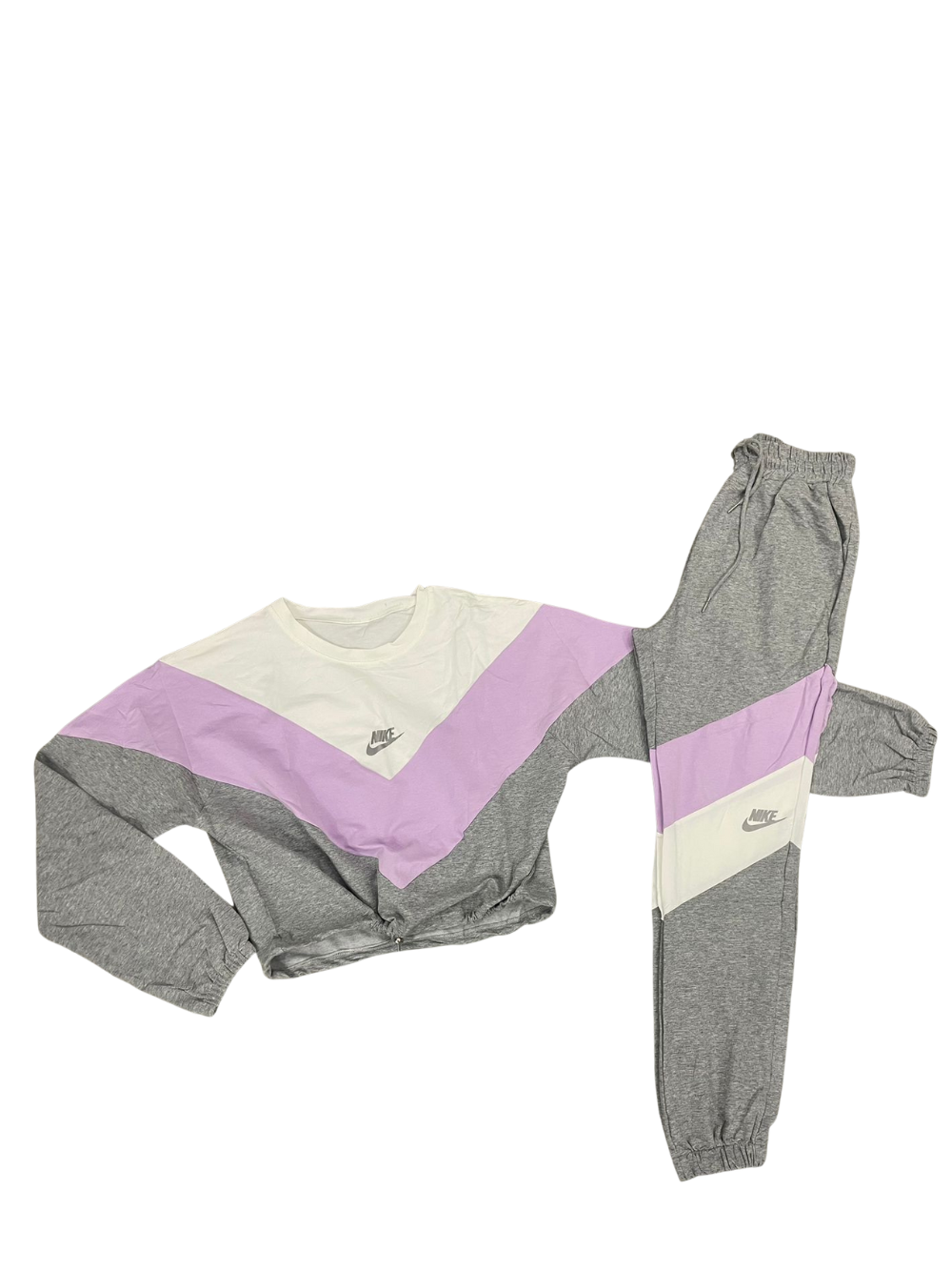 N370 Nike Pants de mujer gris lila