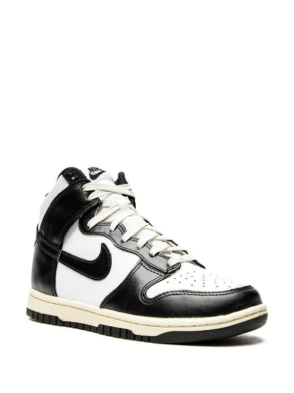 N370O Nike tenis Dunk High Vintage Black Panda