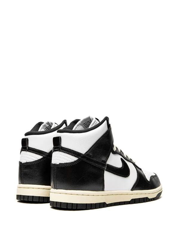N370O Nike tenis Dunk High Vintage Black Panda