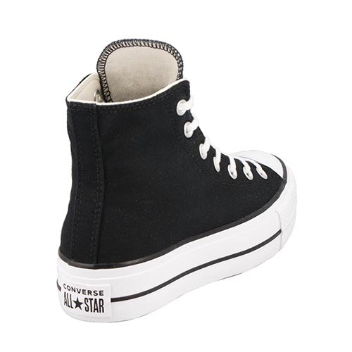 N373O CONVERSE 560845C LONA NEGRO DOBLE PLATAFORMA Chuck Taylor en Plataforma de Lona