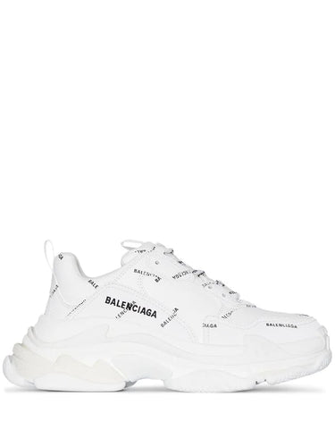 N370O Balenciaga tenis Triple S con agujetas