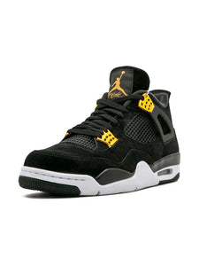 N372O Jordan tenis Air Jordan 4 Retro Royalty negro suela blanca