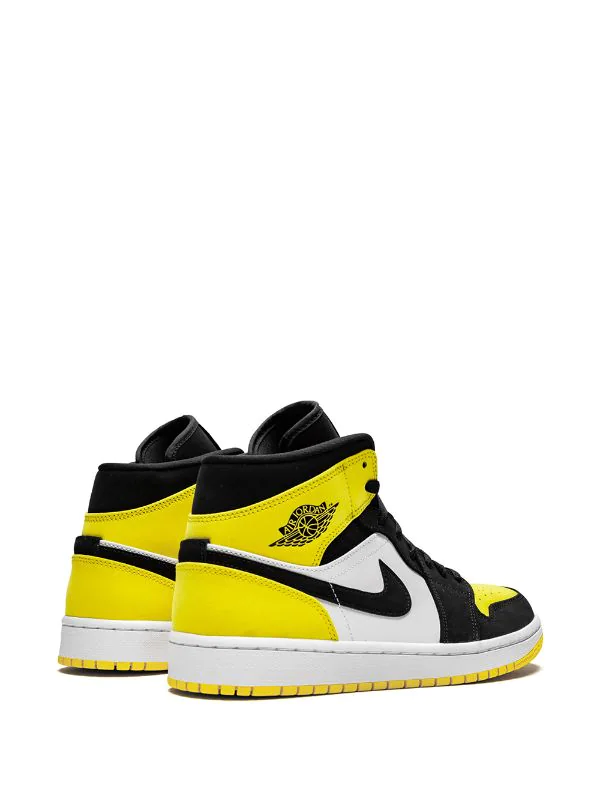 N370O Air Jordan 1 Mid SE amarillo blanco negro INEEDTENIS