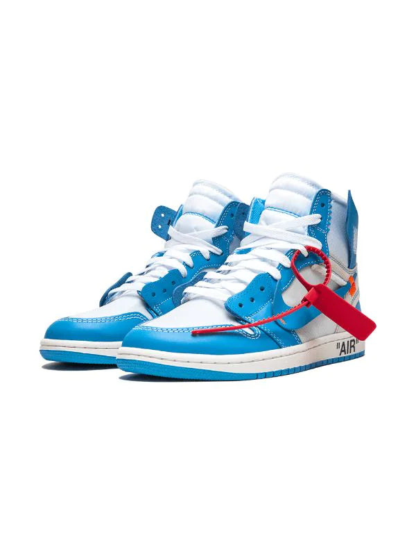 N370O tenis Air Jordan 1 Retro High "Off-White - UNC" de Nike x Off-White