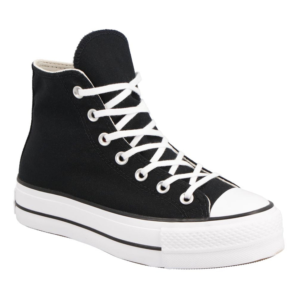 N373O CONVERSE 560845C LONA NEGRO DOBLE PLATAFORMA Chuck Taylor en Plataforma de Lona