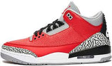 N370O jordan retro 3 Rojo Pasión Cement Grey Negro