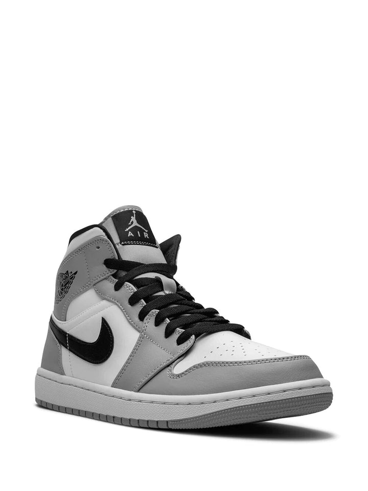 N370O tenis Air Jordan 1 Mid Light Smoke Grey