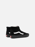 N370O Vans Ward Hi Sk8-Hi Pig suede Negro Negro