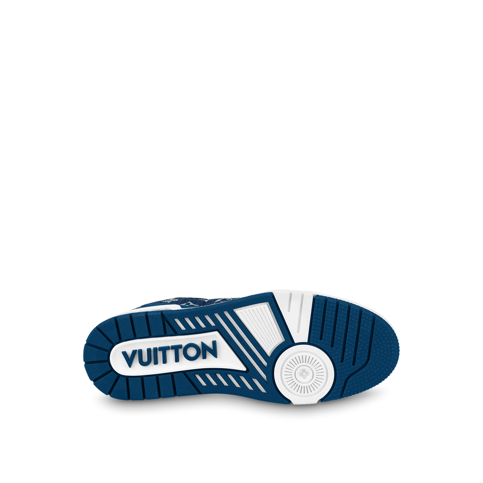 Zapatillas Para Hombre Louis Vuitton Trainer LV Azul