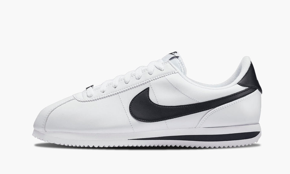 N372O NIKE CORTEZ BLANCO NEGRO DE PIEL