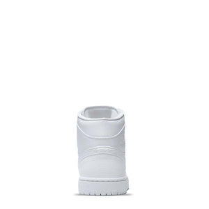 N370O Tenis Air Jordan 1 Mid Triple White