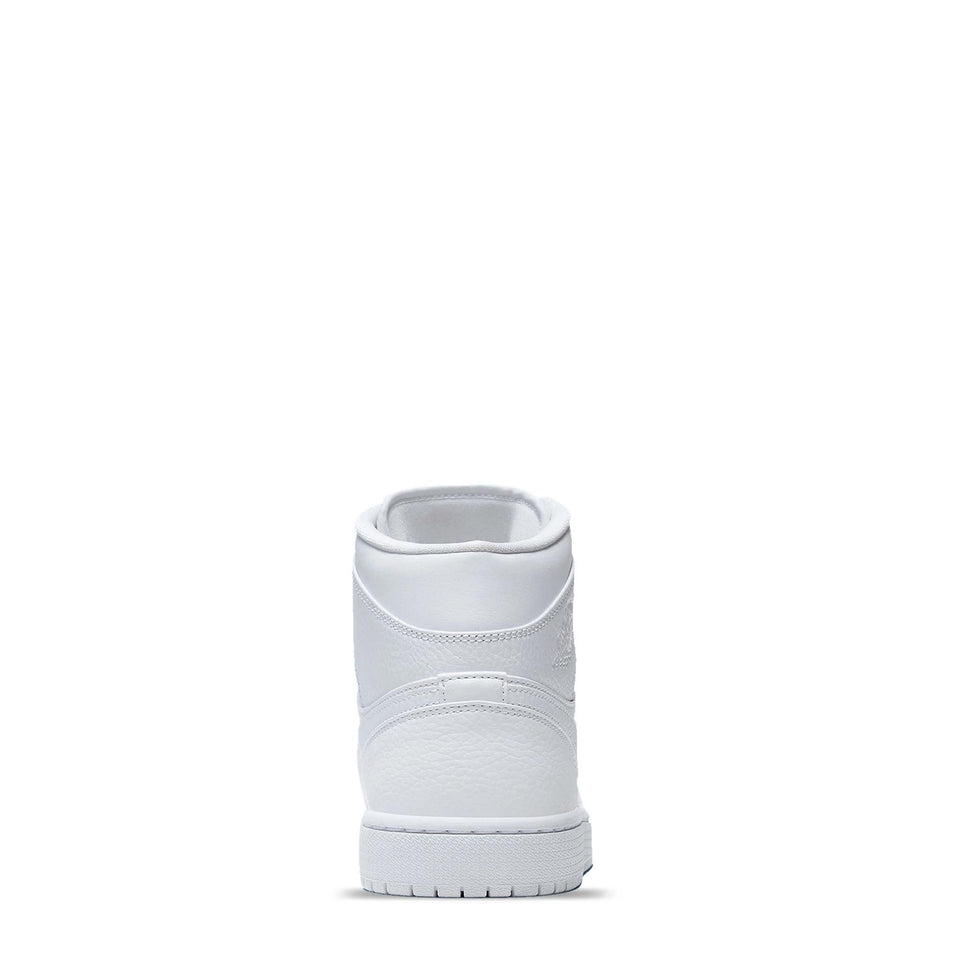 N370O Tenis Air Jordan 1 Mid Triple White